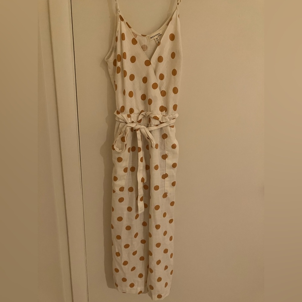 Monteau jumpsuit, polka dot jumper Small size